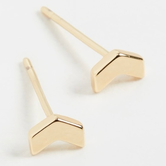 Gorjana Venice Chevron Stud Earrings - Picture 2 of 9